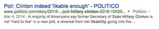 Illustration for article titled Wait, Does Hillary Clinton Have a Likability Problem?